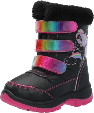 Rugged Bear Girl's Non-Slip Outdoor Water Resistant Snow Boots