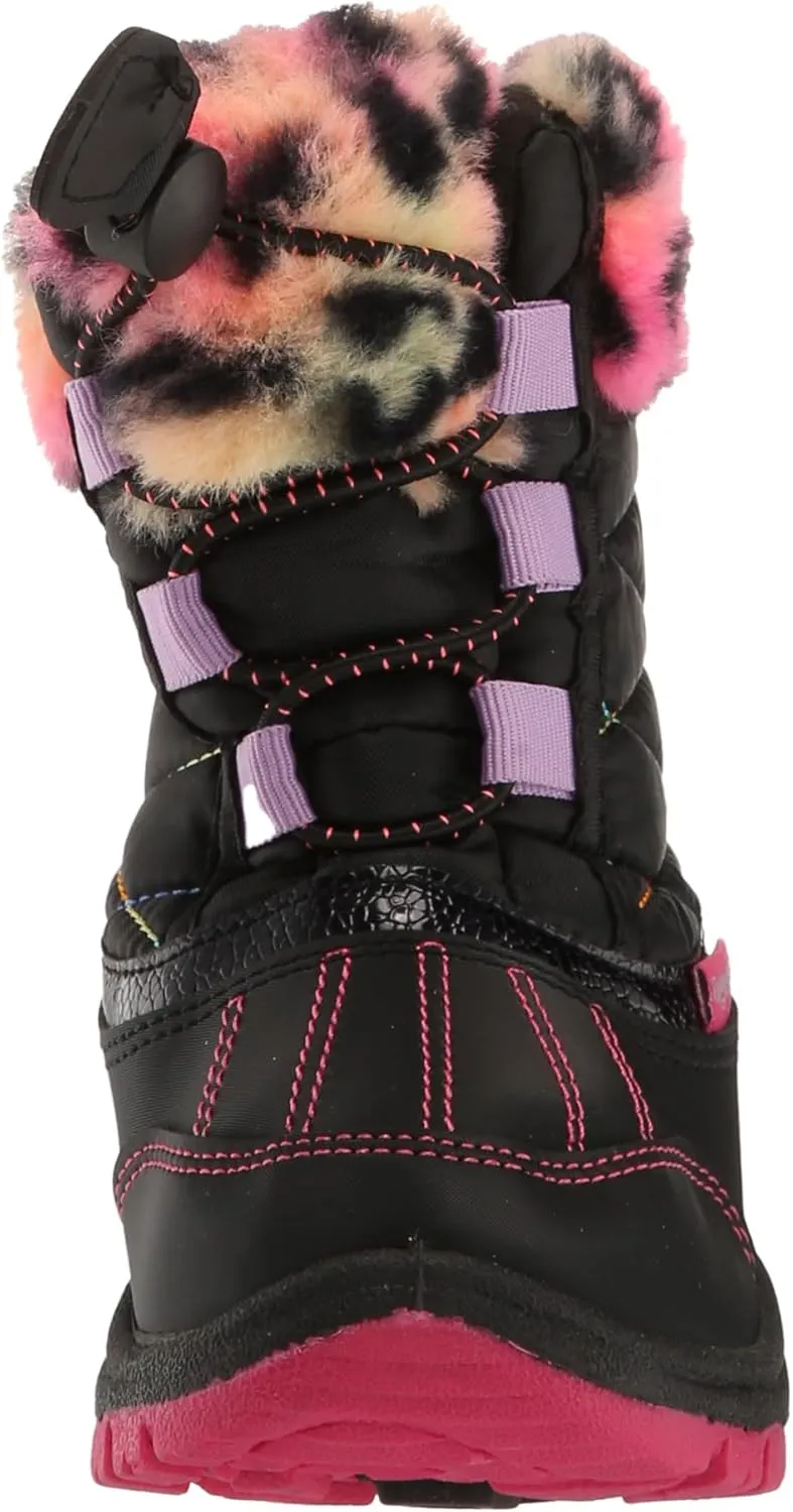 Rugged Bear Girl's Non-Slip Outdoor Water Resistant Snow Boots