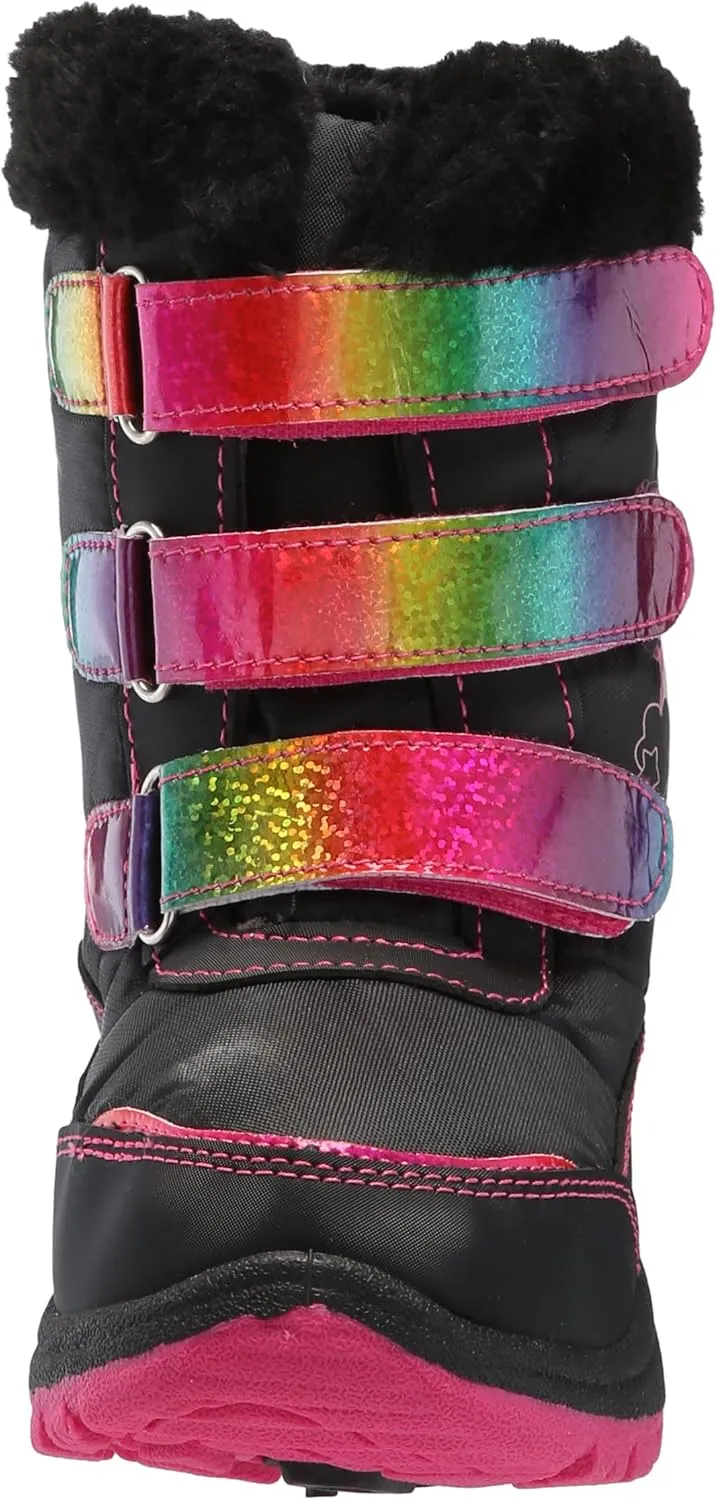 Rugged Bear Girl's Non-Slip Outdoor Water Resistant Snow Boots