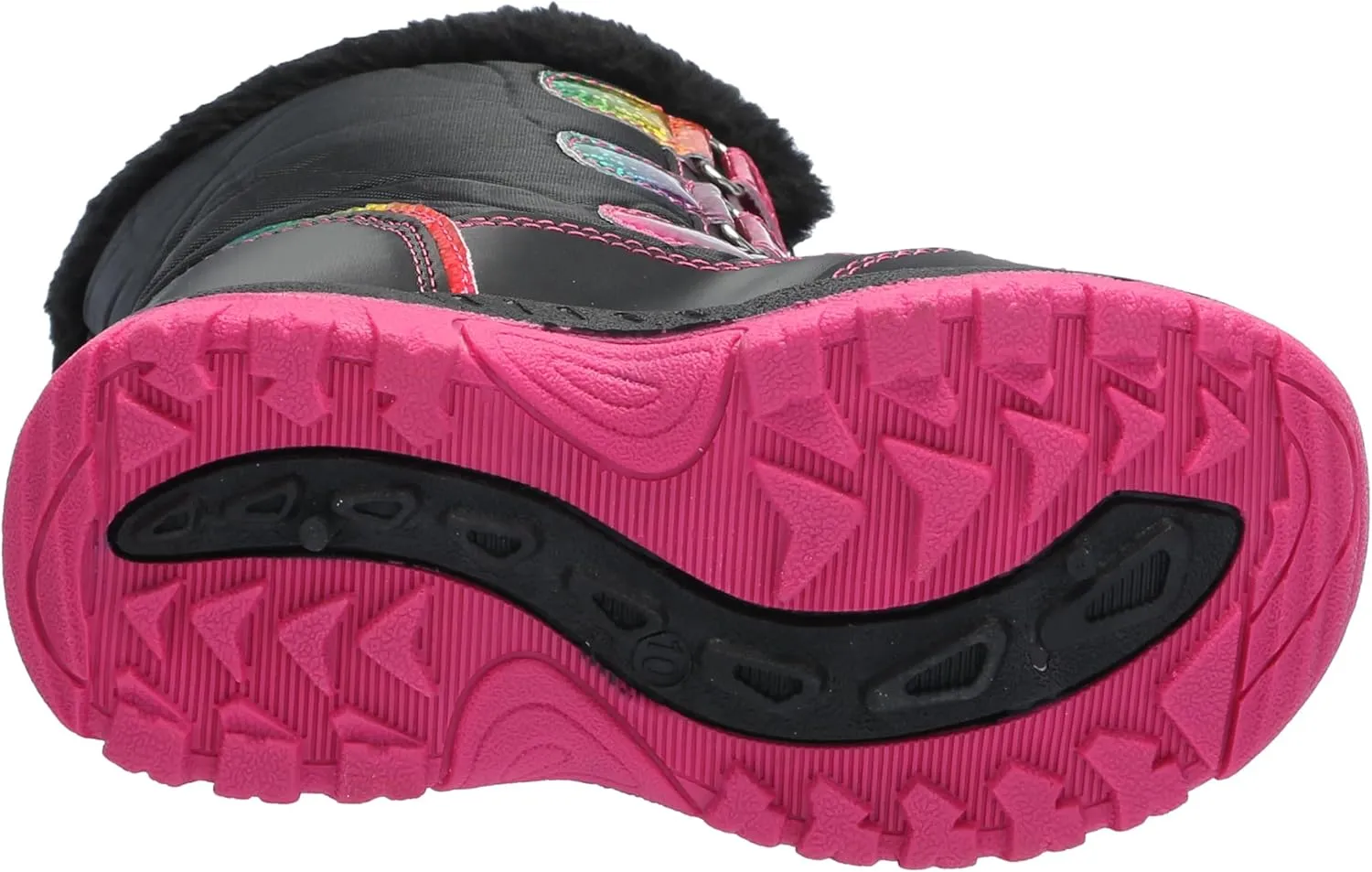 Rugged Bear Girl's Non-Slip Outdoor Water Resistant Snow Boots