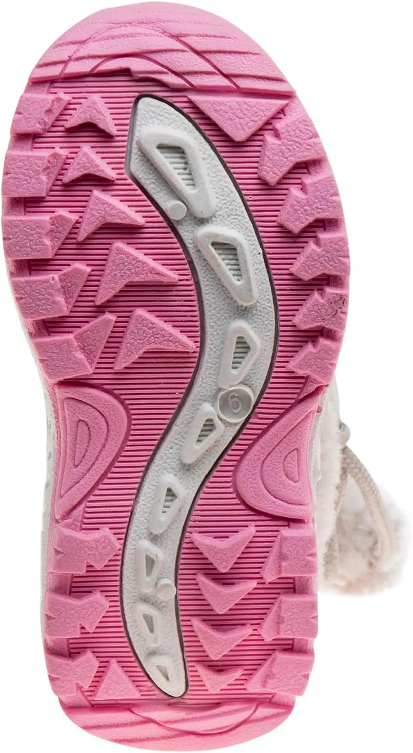 Rugged Bear Girl's Snow Boots Unicorn Raibow Print