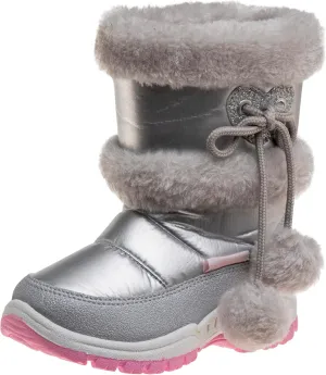 Rugged Bear Girl's Snow Boots Unicorn Raibow Print