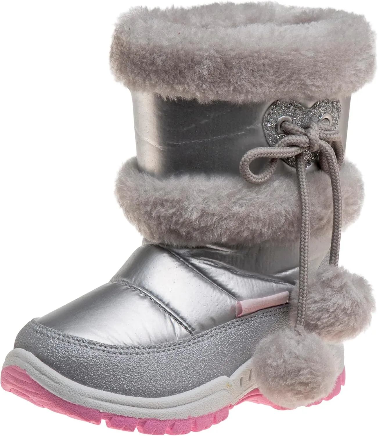 Rugged Bear Girl's Snow Boots Unicorn Raibow Print