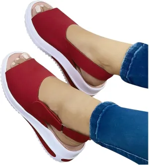 Sandals for Women Dressy Summer, Sandals for Women Causal Summer Peep Toe Platform Sandals Shoes Ladies Flip Flops