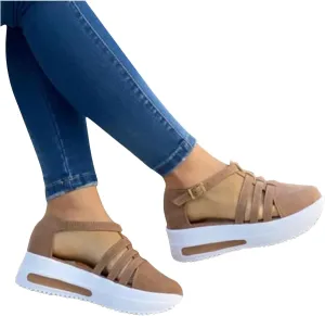 Sandals for Women Dressy Summer, Sandals for Women Causal Summer Peep Toe Platform Sandals Shoes Ladies Flip Flops