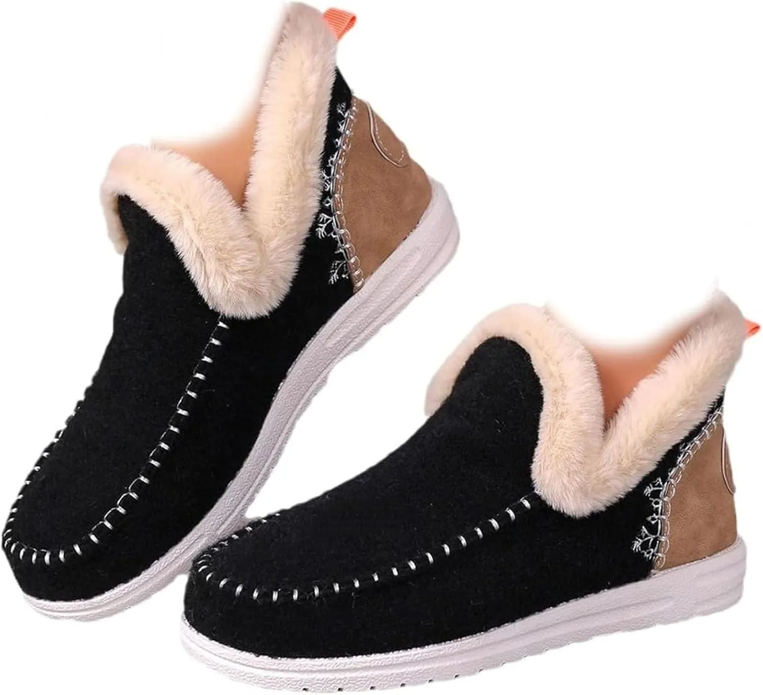 Slip On Shoes Women Sneakers for Women Clearance Women Loafers Closed Back Lightweight Breathable Women's Christmas Shoes Women's Wide Loafers