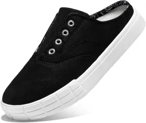 STQ Slip On Orthopedic Wide ShoesLightweight Women Backless Casual Plantar Fasciitis Relief Mule Sneakers