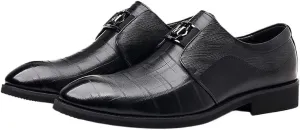 Stylish Men's Cap Toe Oxford Dress Shoes in Premium Leather with Polished Finish for Professional Wear