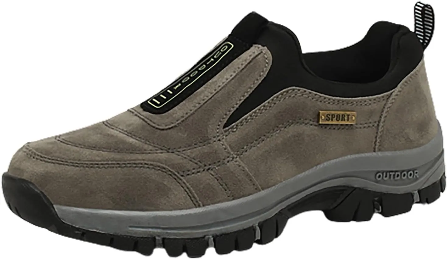 Suede Breathable Men's Sports Shoes Lightweight Lightweight Sneakers Anti Slip Mens Fashion Running Shoes Casual Breathable Sport Shoe with Arch Support