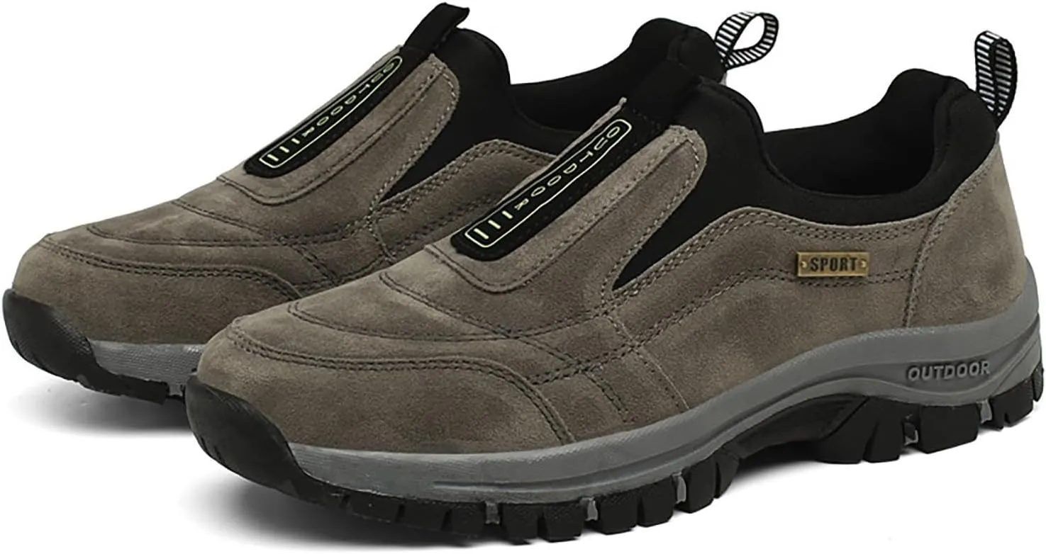 Suede Breathable Men's Sports Shoes Lightweight Lightweight Sneakers Anti Slip Mens Fashion Running Shoes Casual Breathable Sport Shoe with Arch Support