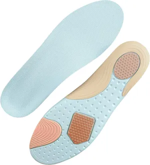surlees Arch Support Insoles for Men & Women - Cushioned Shoe Inserts, All-Day Comfort Orthotics for Flat Feet, Work Boots, Standing & Running