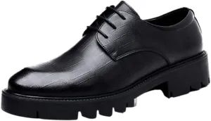 Tassel Loafers for Men Polished Leather Formal Business Shoes with Flexible Sole for Client Dinners & Cocktail Parties