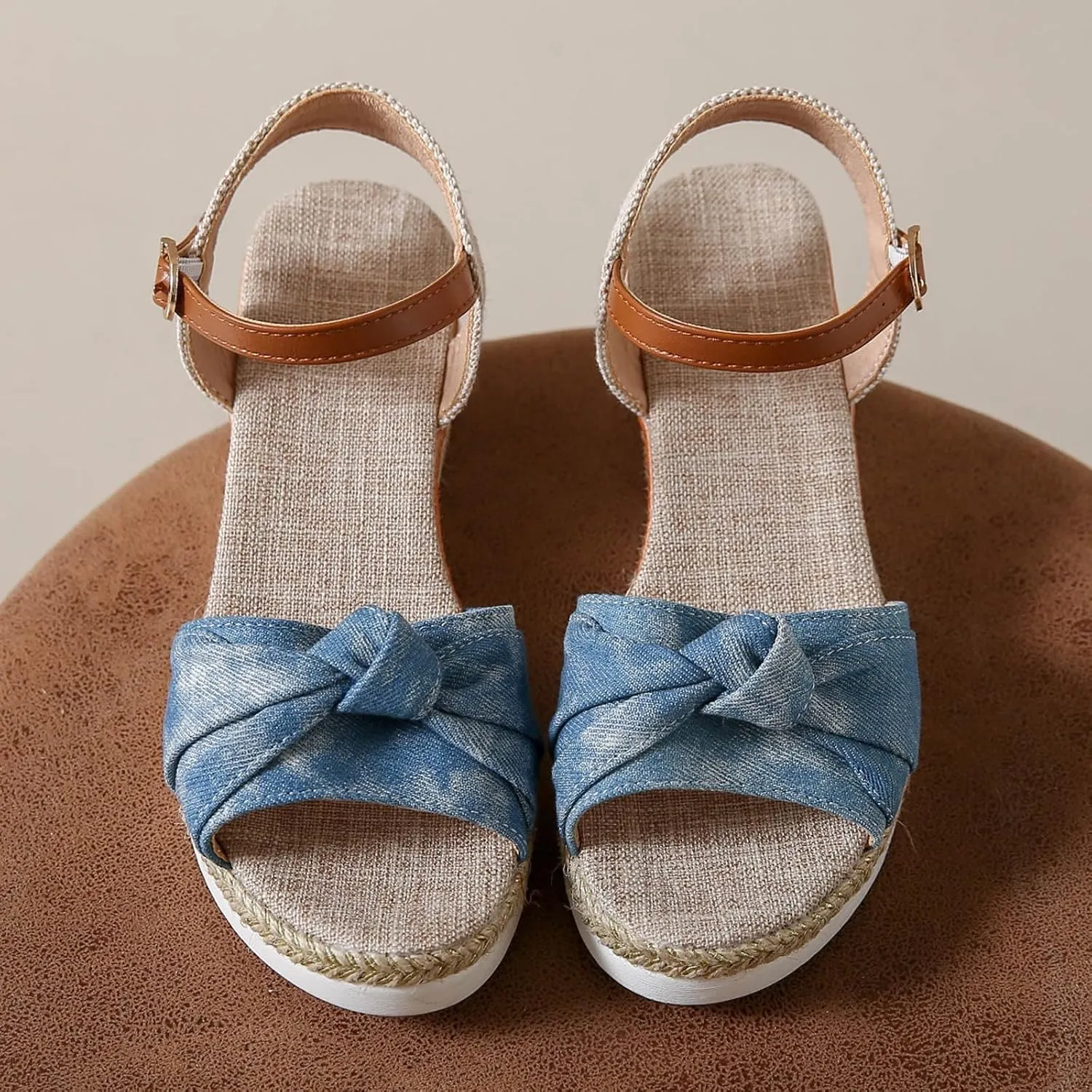 Wedge Sandals for Women Casual Slip on Summer Shoes Comfortable Summer Platform Casual Dress Women Sandal