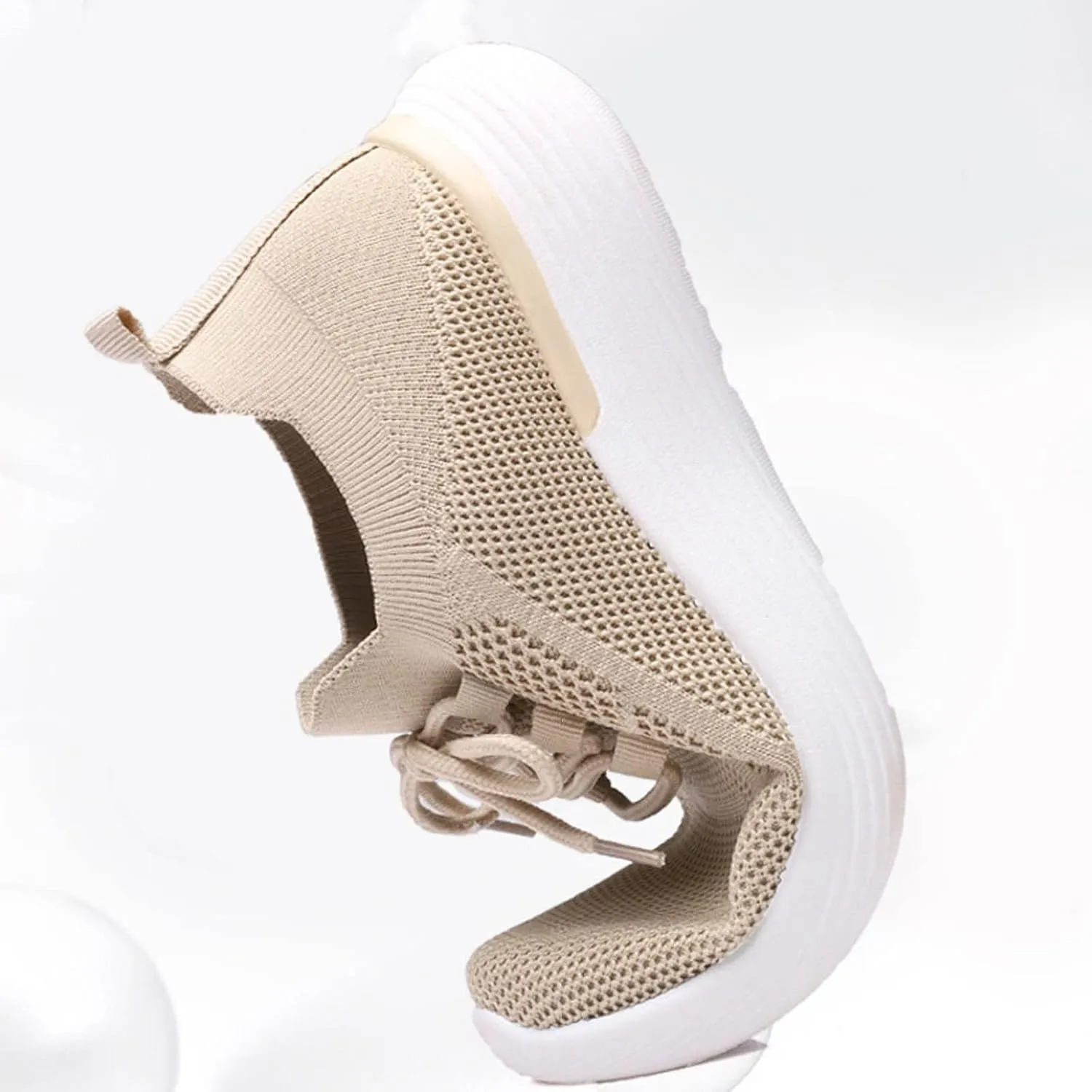 Women Comfortable Slip On Shoes Casual Walking Sneakers Lightweight Canvas Flats Non Slip Breathable Loafers