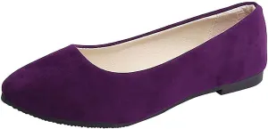 Women Girls Solid Big Size Slip On Flat Shallow Comfort Casual Single Shoes Casual Outdoor Shoes