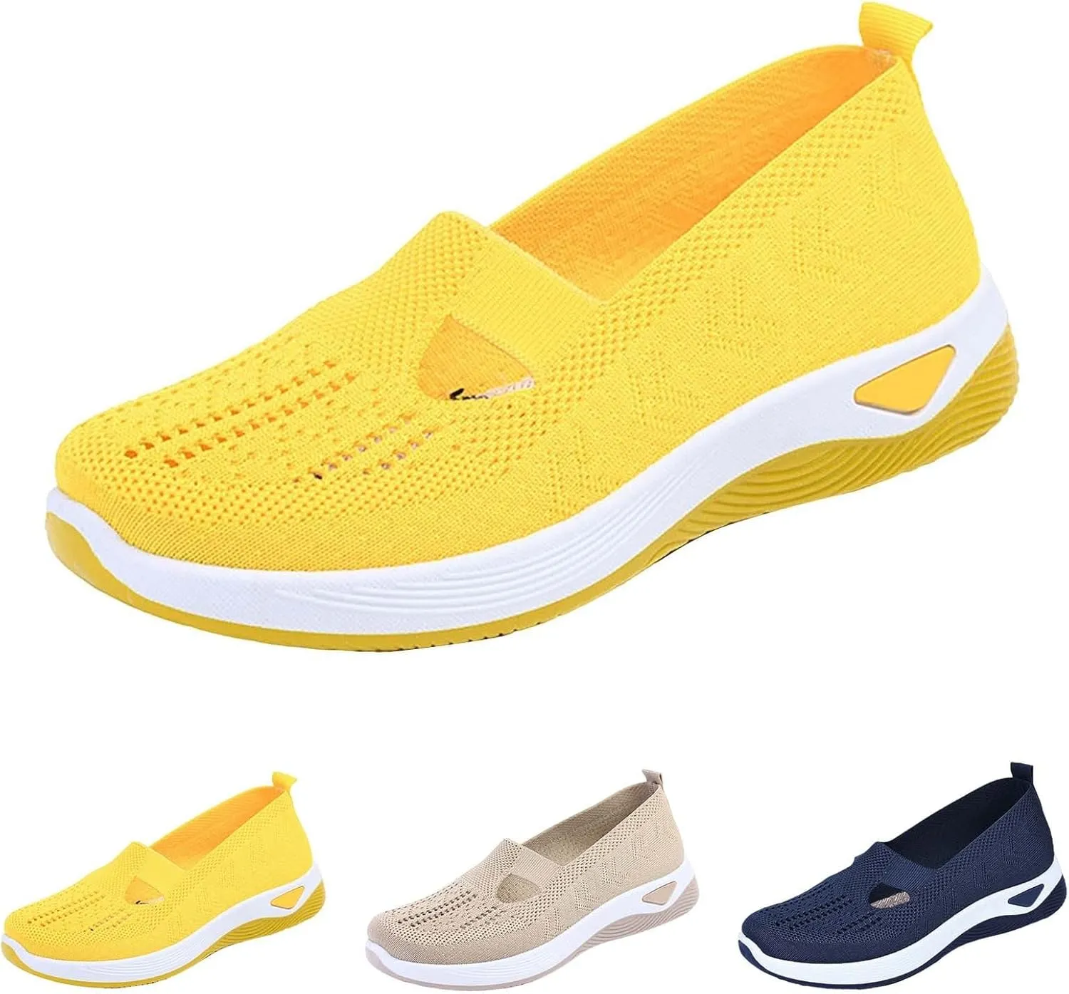 Women Shoes Casual Women Loafers Comfortable Round Toe Flats ComfortableClosed Back Lightweight Breathable Christmas Shoes for Woman Flat Shoe