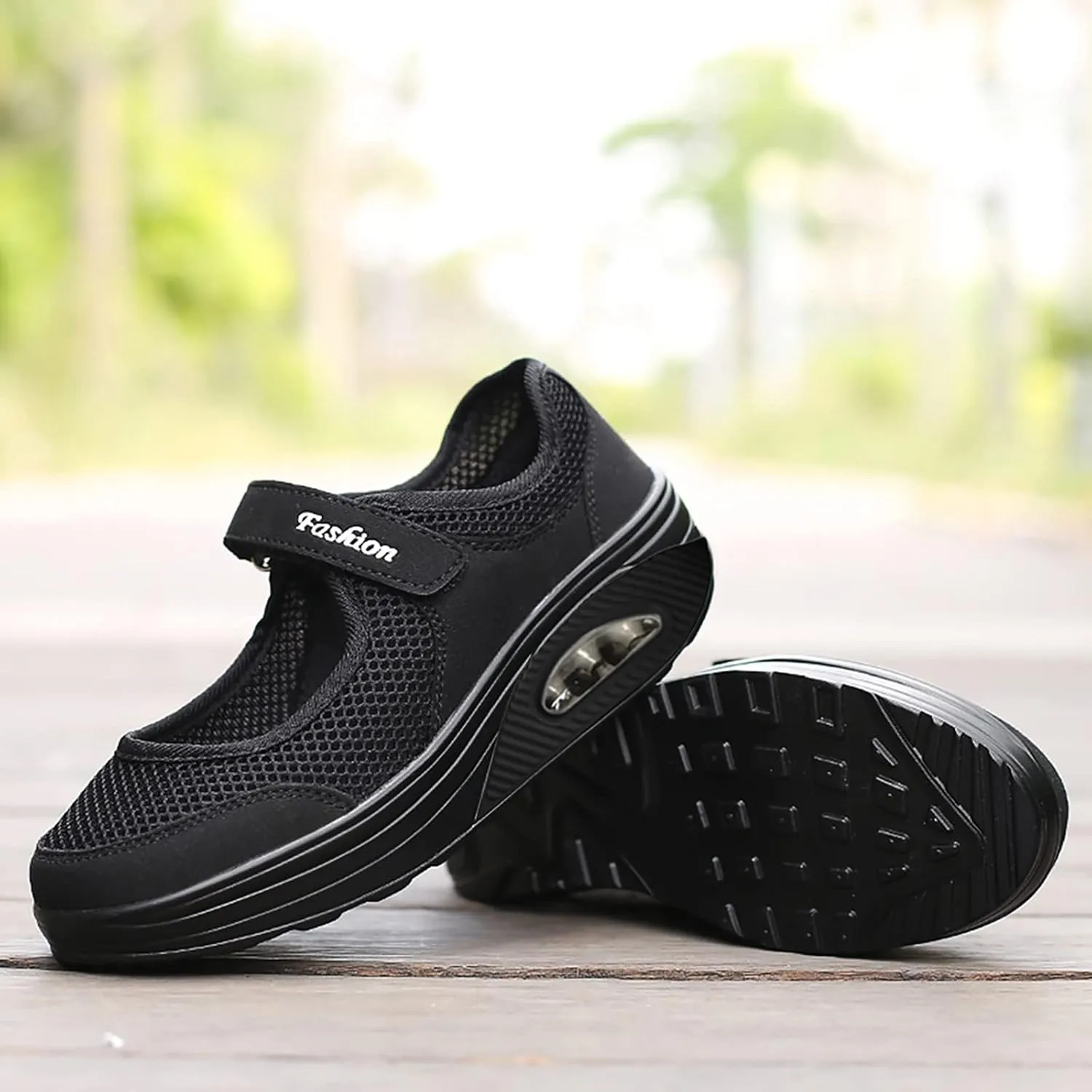 Women's Air Walking Shoes Orthopedic Diabetic Breathable with Arch Support Sneakers Casual Platform Mesh Sandals