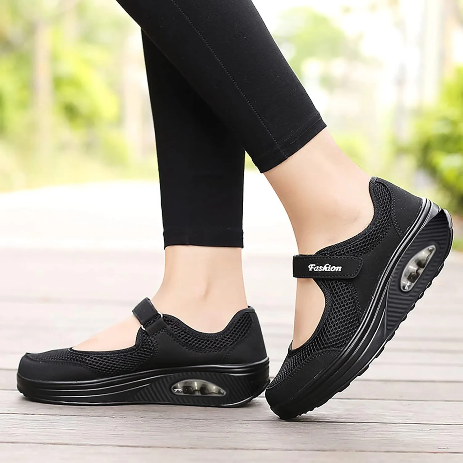 Women's Air Walking Shoes Orthopedic Diabetic Breathable with Arch Support Sneakers Casual Platform Mesh Sandals