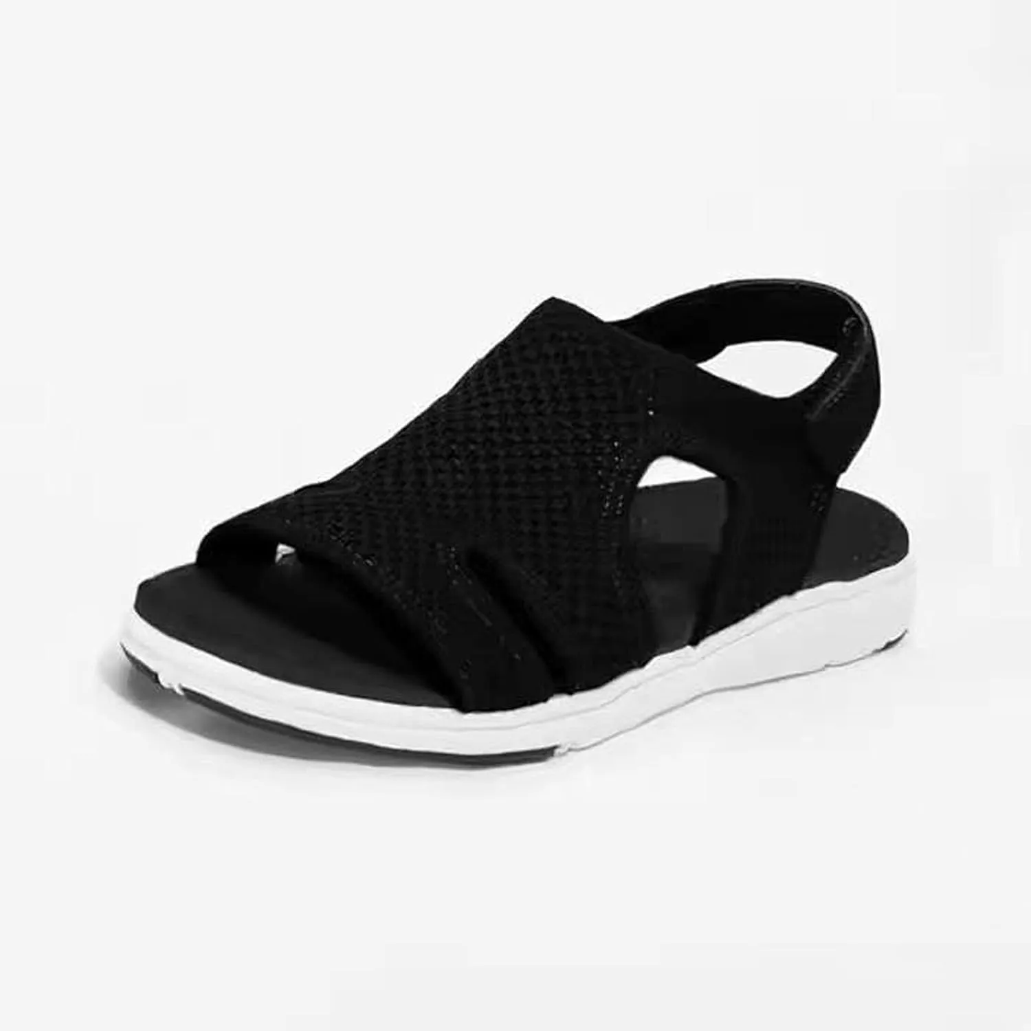 Women's Comfortable Orthopedic Arch Support Shoes Dress Walking Sandals Soft Cushion Sports Casual Orthotic Low Platform Wedges Sandals with Back Strap Women's Breathable Orthopedic Sandals