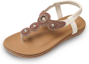 Women'S Denim Sandals Vacation Summer Shoes For Women 2025 Elastic Ankle Strap Comfy Gladiator Sandals Open Toe Wedges