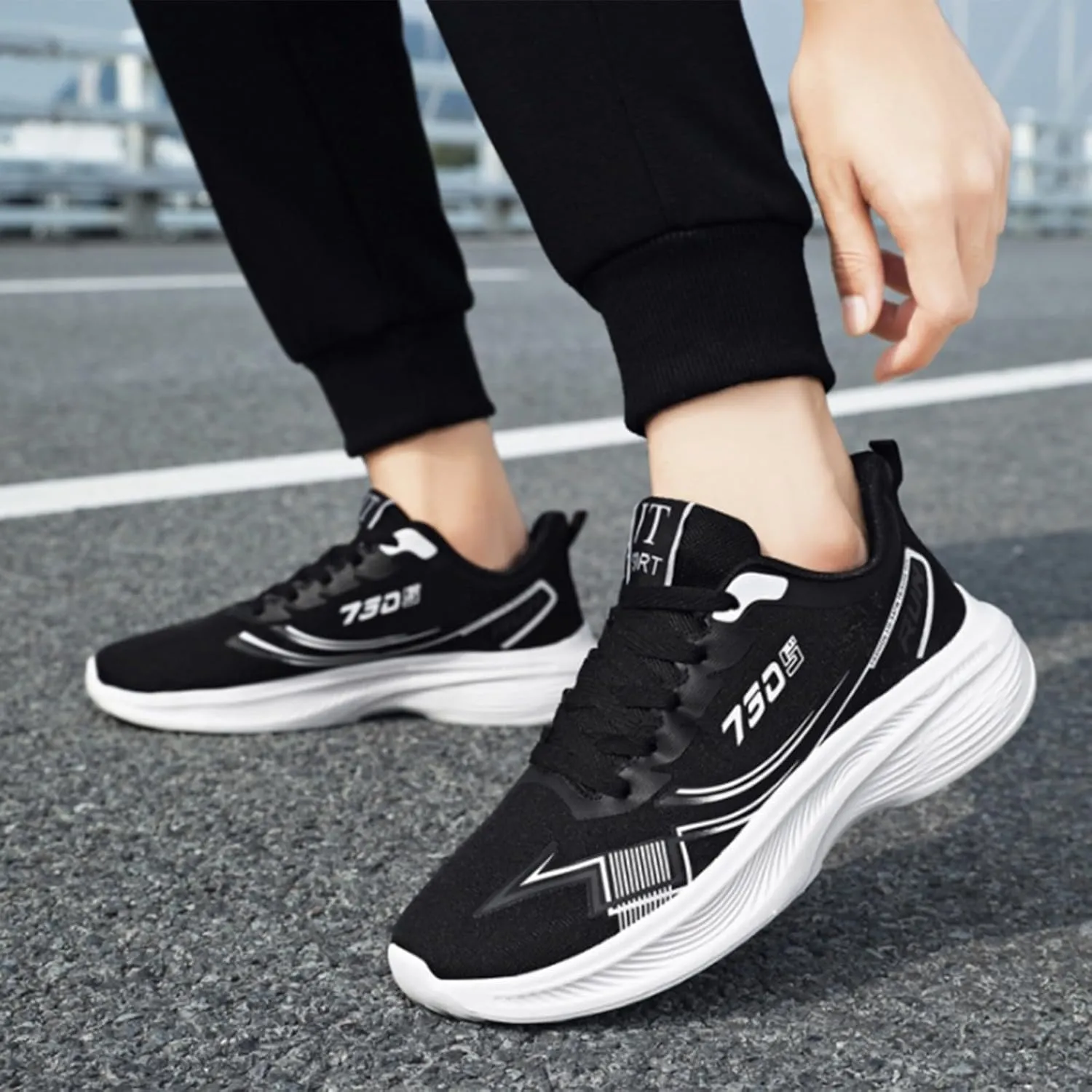 Womens Fashion Sneakers Men's Running Shoes Mules for Women Flats Comfortable & Lightweight Womens Loafers with Arch Support Dress Sneakers Men