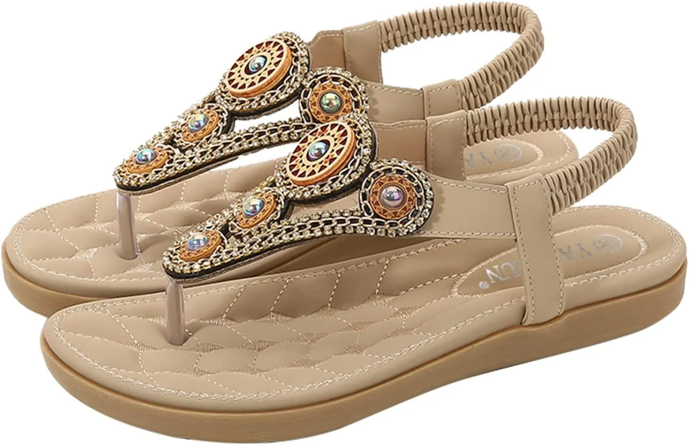 Women's Flat Bottom Sandals Women's Cross Strappy Sandals Dressy Sandals Women Women's Temperament Flat Sandals