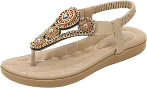 Women's Flat Bottom Sandals Women's Cross Strappy Sandals Dressy Sandals Women Women's Temperament Flat Sandals