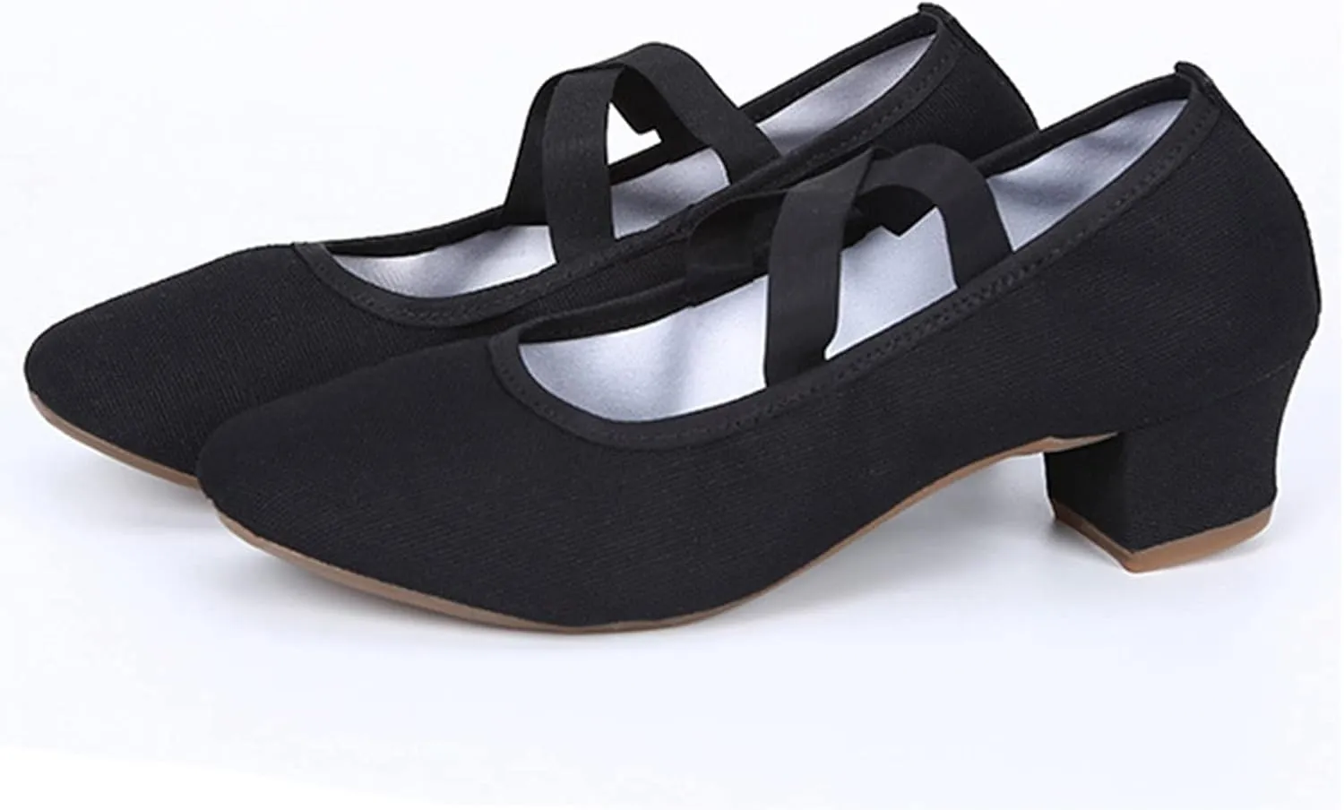 Women's Low Chunky Block Heels 2025 Wedding Strap Pointed Toe Bow Pumps Mary Jane Closed Toe Work Pumps Low Heel