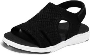 Womens Sandals Comfortable Dressy Wedge Platform Sandals Ankle Strap Summer Casual Beach Walking Orthopedic Shoes